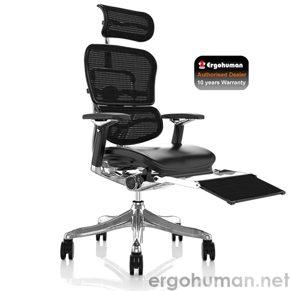 Ergohuman Plus Office Chair with Leg Rest
